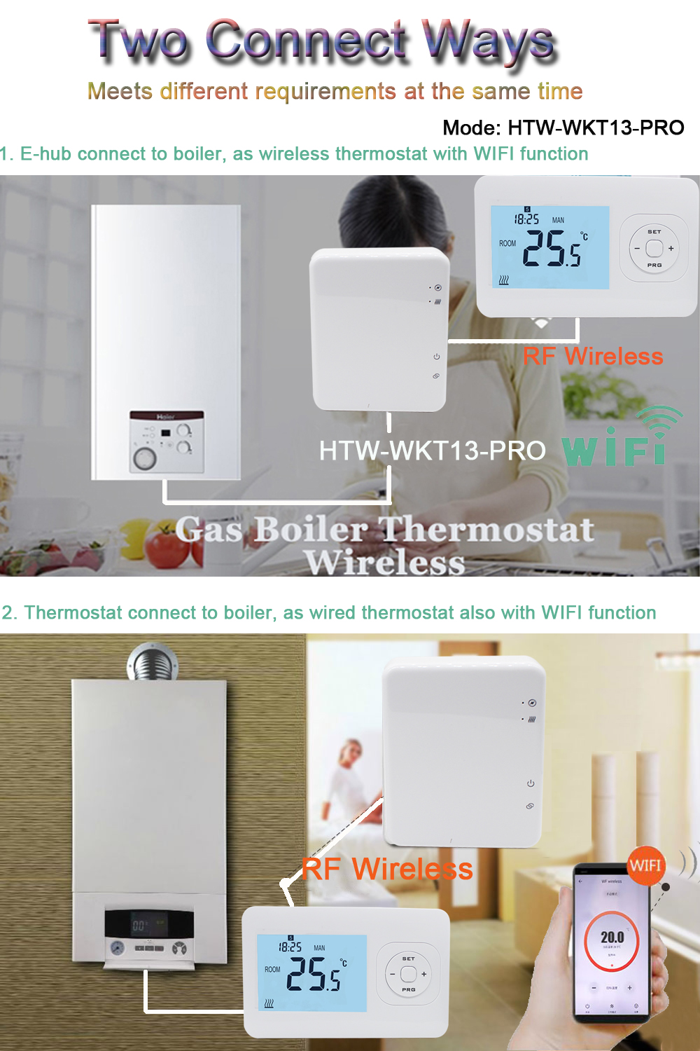 wireeless smart thermostat