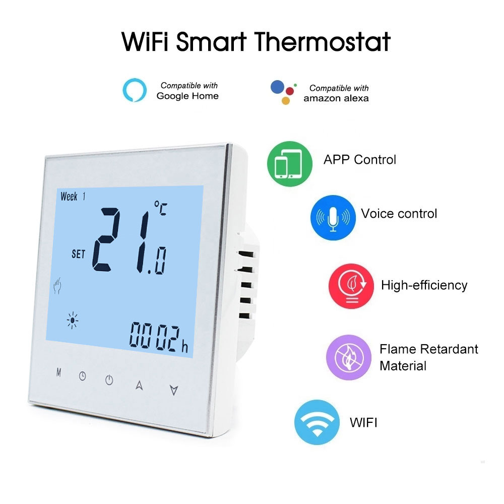 Smart wifi thermostat features