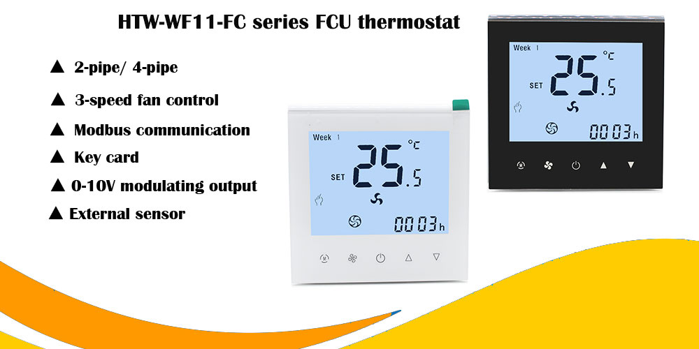 WF11-FC series Fan coin digital thermostat