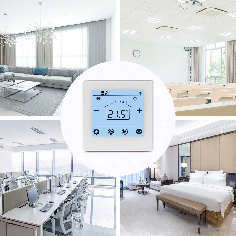 100-240VAC Bacnet Thermostat Fan Coil Thermostat for Room