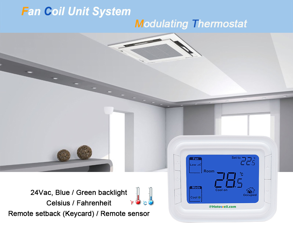 T6865 Room Thermostat Temperature Controller Remote Setback Display