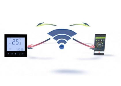 How to connect the Wifi Thermostat with your smartphone or tablet PC?