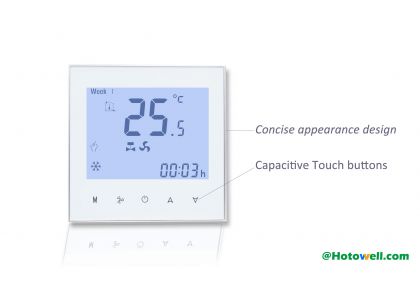 Termostato del sistema Smart Fan coil para diferentes necesidades de aplicaciones