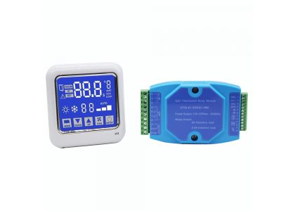 Noise-Free Hotel Room FCU Lighting Touch Screen Central Air Conditioner Thermostat