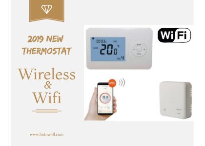 Un termostato inalámbrico con conexión wifi para su hogar inteligente
