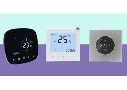 What is the difference between a floor heating thermostat and boiler thermostat?