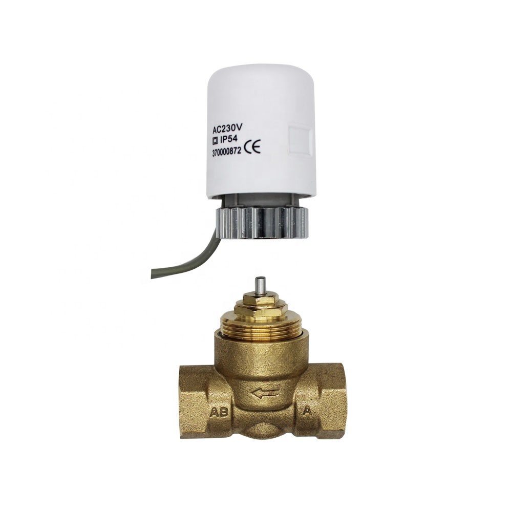 Electric thermal Actuator valve for underfloor heating system