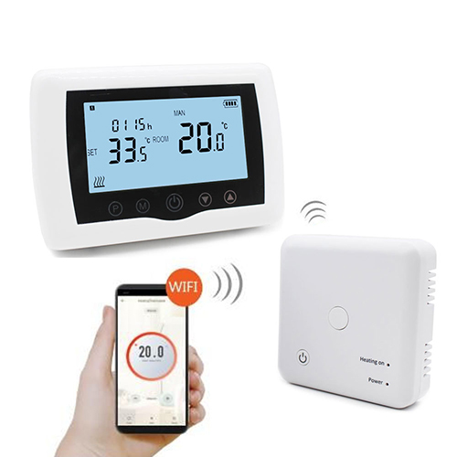 Hotowell Split Wireless Wifi Thermostat For Boiler Heating
