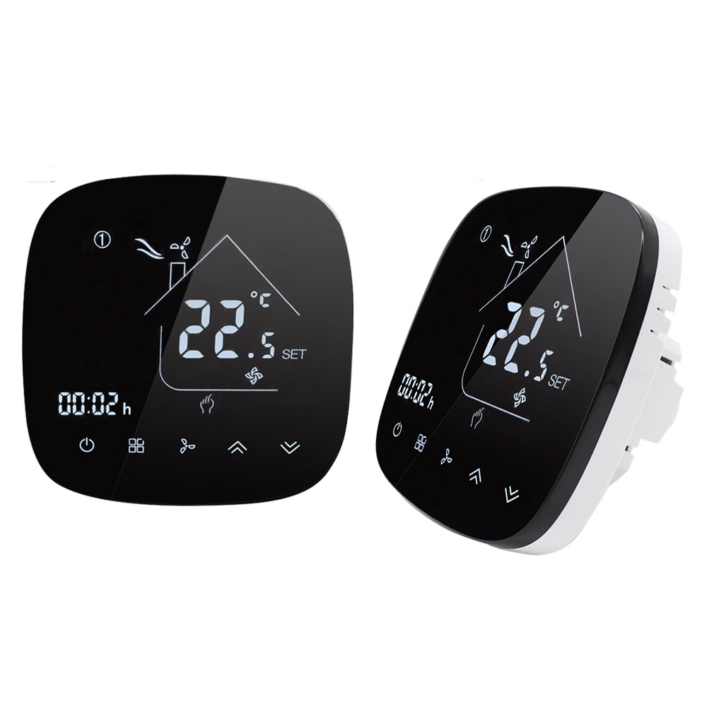 ECB Shape VA nagative display touch screen digital thermostat for central air conditioner