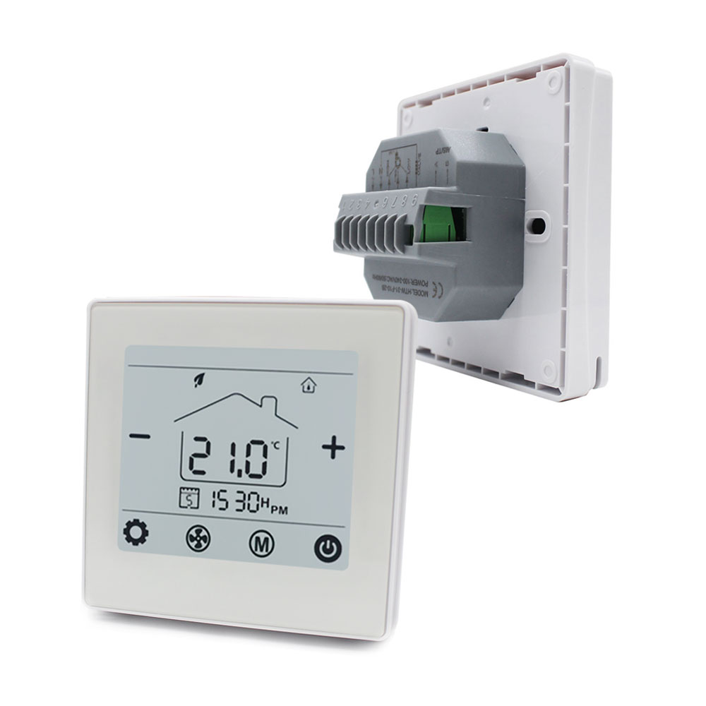 Heat/Cool Mode Changeover Thermostat Temperature Controller for Fan Coil