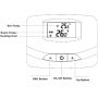 Termóstato de sala inalámbrico inalámbrico de RF