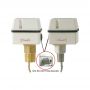 Electronic Sensor Brass Body Alarm System Water Flow Switch for fan coil system