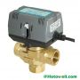Válvula de compuerta solenoide de agua de latón motorizada 12V ~ 220V SPDT para termostato