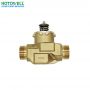 2022 water pipe air conditioner 24v motorized electric electro brass ball valve with actuator 