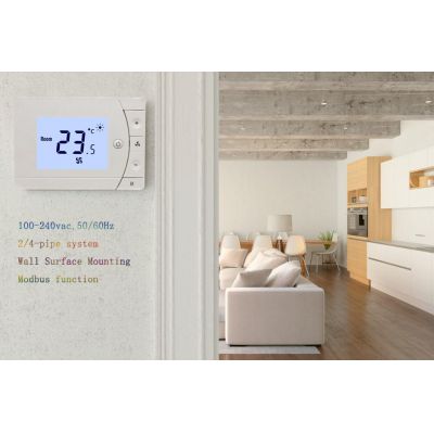 Mechanic modbus fcu room thermostat for heating/Cooling ,ventilation and  airconditioning