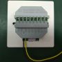 Heating cable room thermostat with programmable