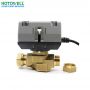 2022 HVAC System Motorized 2 Way DN22 Female Ball Valve