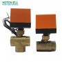 220Vac Válvula de bola de control motorizada de 2/3 vías con control apagado para el sistema FCU