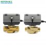 Wholesale brass material 3 way electric motorized control valve 1''