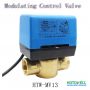 Sistema HVAC 0-10vd Control de modulación DN20 de 3 vías Válvula motorizada