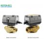 HVAC System 2 Way DN22 Female Motorized Control Valve