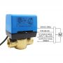 3 Way 0-10v Modulating Control Motorized Valve for Water Heating System