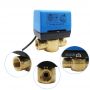 3 Way 0-10v Modulating Control Motorized Valve for Water Heating System
