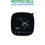 Smart WiFi Central Heating Thermostat Smart Control Black Shell 3A WiFi Thermostat With Dry Contact