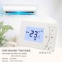 Wall surface mounting Programmable Digital FCU Thermostat with Modbus option