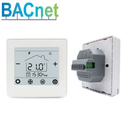 Termostato de bobina de ventilador de Internet Bacnet de 110 V / 220 V, controlador de aire acondicionado de 2 tubos / 4 tubos para habitación de hotel