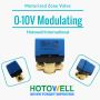 3 Way 0-10V Modulating Motorized Valve