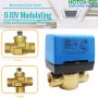 HVAC Válvula de zona motorizada moduladora de 2 o 3 vías