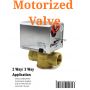 Actuated Control Air Parts Electric Water Solenoid Gate Valve With Motorized Actuator
