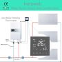 termostato de ambiente con pantalla táctil