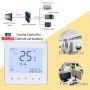 Termostato de ambiente programable con cable de 7 días