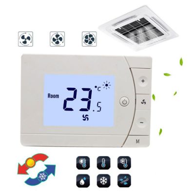 Termostato inteligente WiFi Pantalla LCD Controlador de temperatura  Termostato de control remoto inalámbrico, 16A, sin WiFi Methold  EL002965-02B