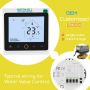 Wireless Replacement Smart Digital Thermostat with  Amazon Alexa Compatible