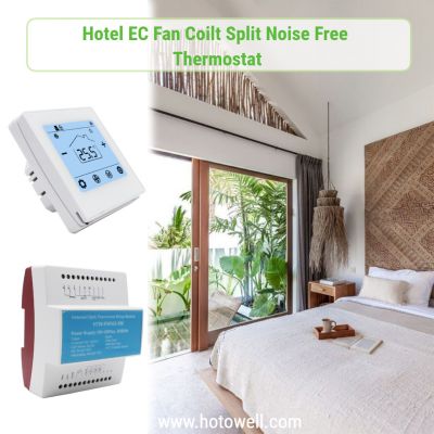 Hotel Occupancy System 0 10v Output Fan Coil Room Thermostat
