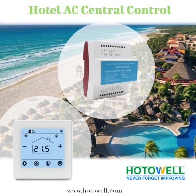 Hotel Climate Controller EC Fan 3 Speed Fan Optional Modbus Digital Thermostat