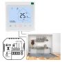Termostato de calefacción para el hogar inteligente de amplio rango de voltaje 95 ~ 240VAC