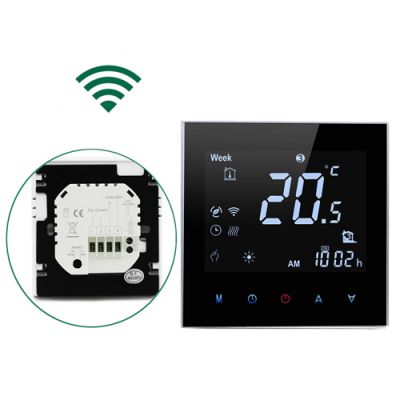 Termostato de pantalla táctil para calefacción por suelo radiante