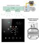 Termostato de calefacción de refrigeración de 2 tubos con pantalla táctil LED remota externa