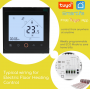 Hotowell Touch Digital Temperature Controller Heating WiFi Thermostat With Tuya App