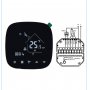 Air Conditioner Digital Fan Coil WiFi/Modbus Programmable Thermostat with Remote Sensor Optional