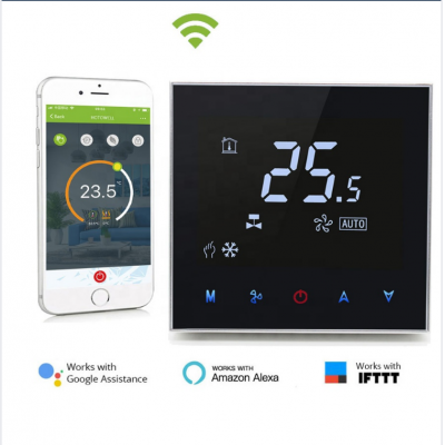 16A HVAC Controls WiFi Thermostat For Floor Heating System
