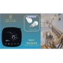 Hotowell The Best Smart WiFi Central Heating Control Black Shell 3A Thermostat With Dry Contact