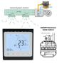 Electronic Digital  AC Central Air Condition  RS485 Modbus Fan Coil Thermostat
