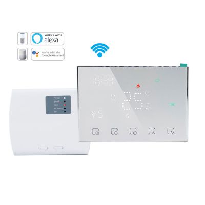 LED negative display Touch Screen wifi Wireless Thermostat 
