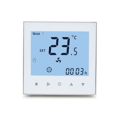 Digital Fan Coil Controller Air Conditioner Room Thermostat for HVAC System
