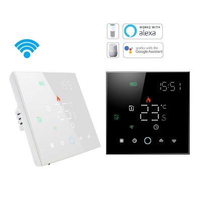 LED touch screen wifi smart thermostat for electric floor heating